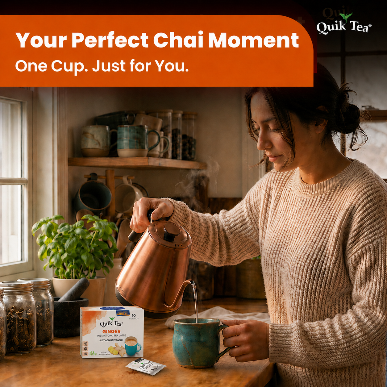 Ginger Chai Tea Latte – 10 Count