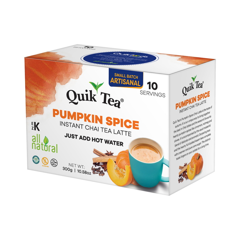 Pumpkin Chai Tea Latte | Instant Tea | All Natural Non GMO | QuikTea.com